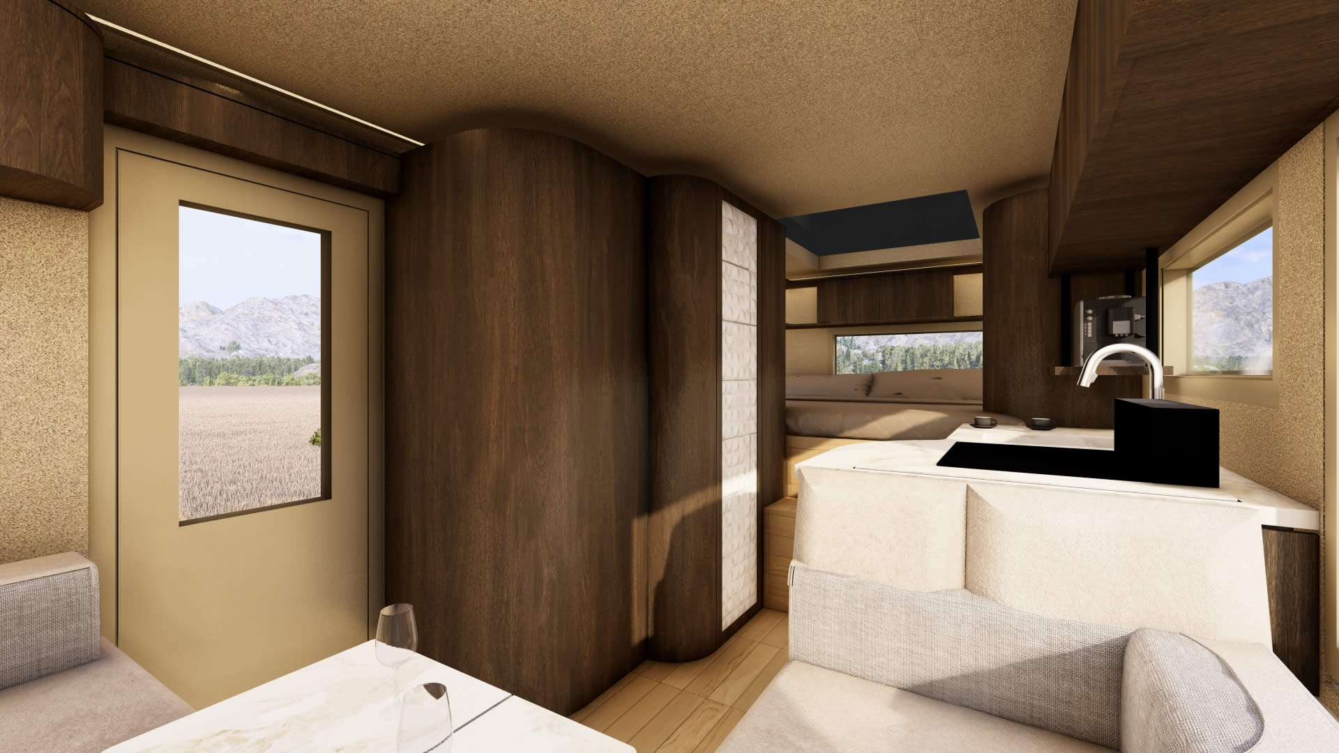 Seating area TATREX 4X4 Offroad camper