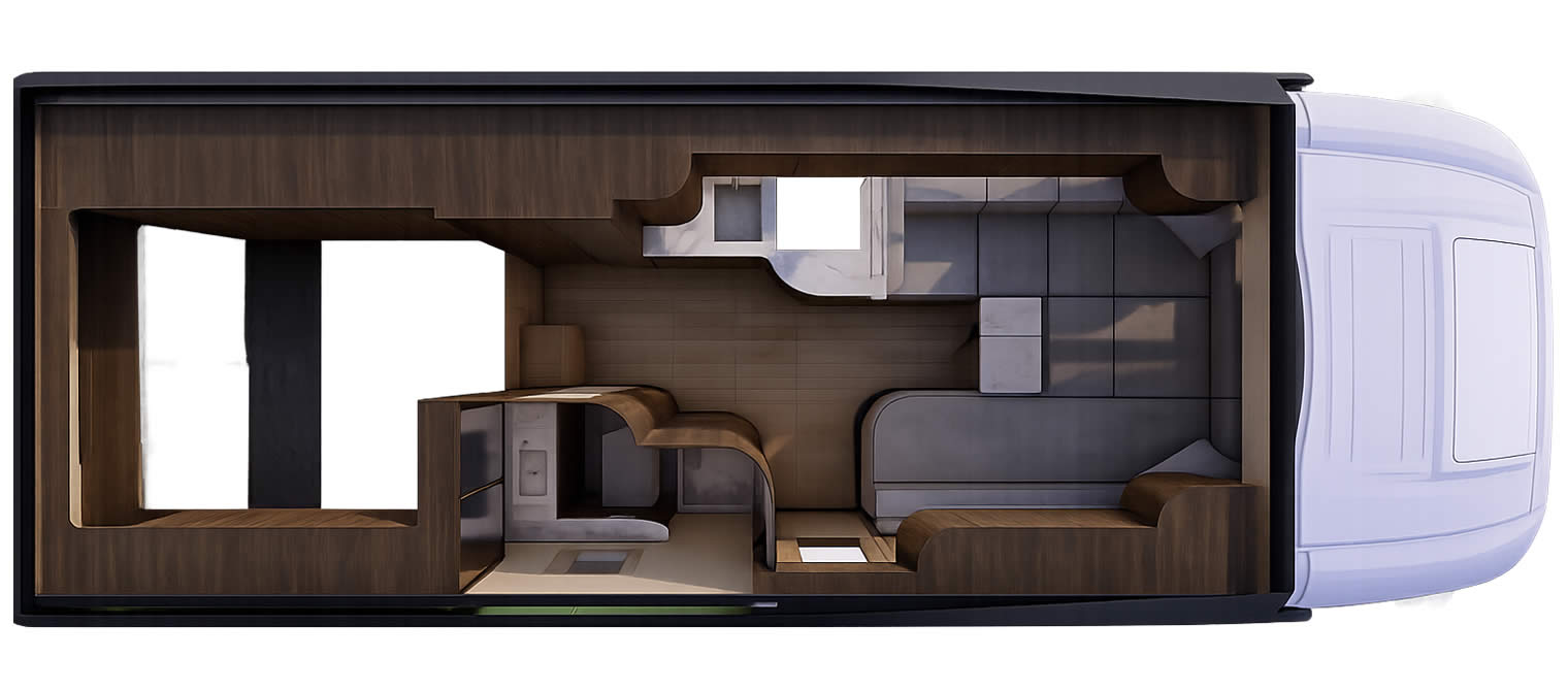 Tatrex 6X6 8200L Floor plan