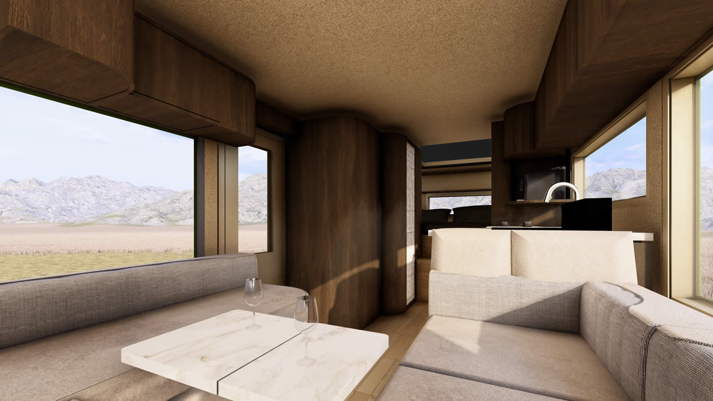 Interior Tatra Phoenix 4X4 Offroad camper
