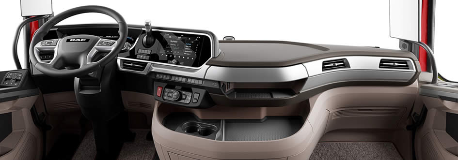Tatrex Leather steering wheel with silver switch surrounds