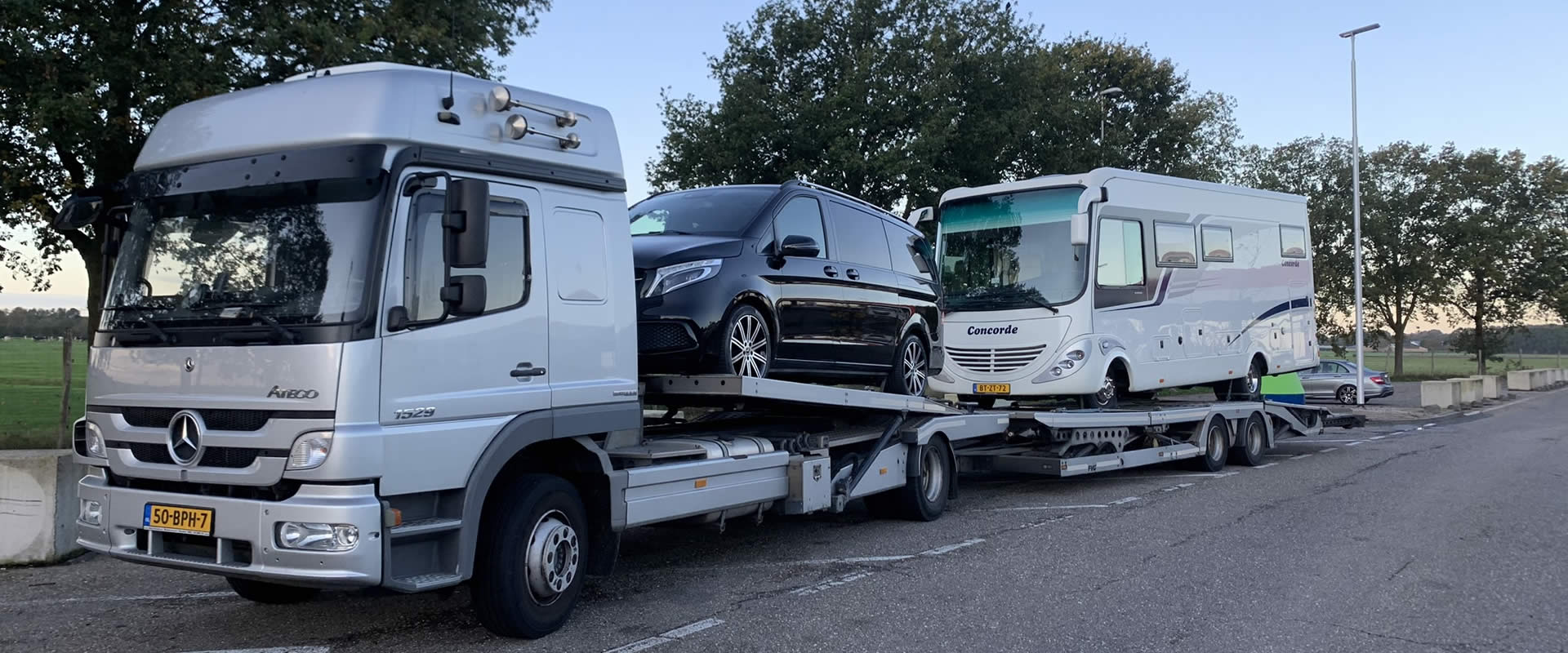 Hans transported a wide variety of vehicles